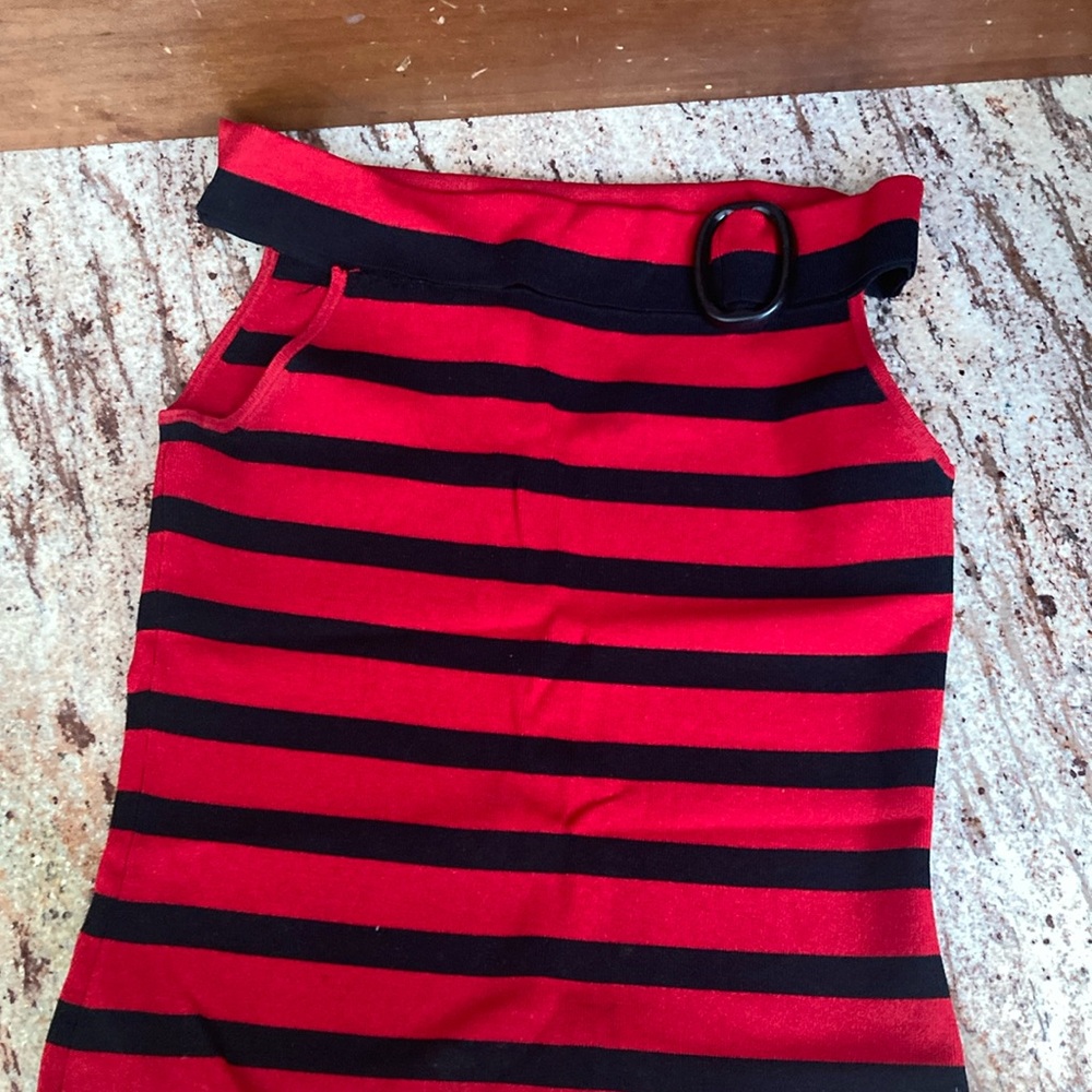 Red and Black sweater